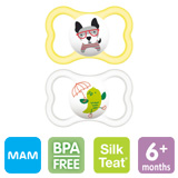 MAM Air nappar, symmetriska, silikon stl.2