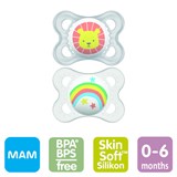 MAM Original nappar, symmetriska, silikon stl.1