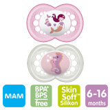 MAM Original nappar, symmetriska, silikon stl.2
