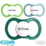 Esska Happy Namnnappar, symmetriska, silikon stl.2