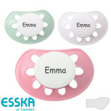 Esska Classic Namnnappar, anatomiska, silikon stl.2