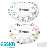 Esska Plus Namnnappar, anatomiska, silikon stl.2