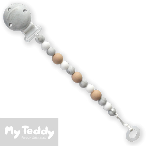 My Teddy napphållare, My Baby Rocks, grå marble