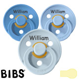 BIBS Colour Namnnappar, runda, latex, stl. 1
