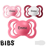 BIBS Supreme Namnnappar, symmetriska, silikon, stl. 1