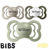 BIBS Supreme Namnnappar, symmetriska, latex, stl. 2