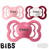 BIBS Supreme Namnnappar, symmetriska, silikon, stl. 2