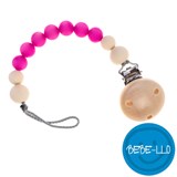 Bebe-llo napphållare i silikon, Fuchsia