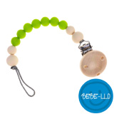 Bebe-llo napphållare i silikon, Lime
