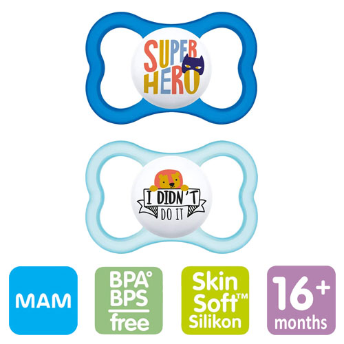 MAM Air nappar, symmetriska, silikon stl.3