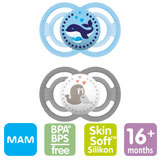 MAM Perfect nappar, symmetriska, silikon stl.3