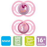 MAM Perfect nappar, symmetriska, silikon stl.3