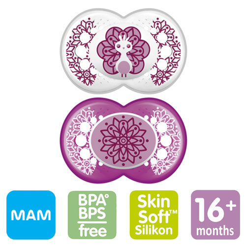 MAM Original nappar, symmetriska, silikon stl.3