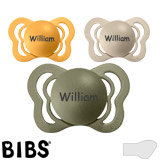 BIBS Couture Namnnappar, anatomiska, silikon, stl. 1