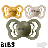 BIBS Couture Namnnappar, anatomiska, silikon, stl. 2