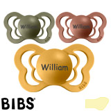 BIBS Couture Namnnappar, anatomiska, latex, stl. 2