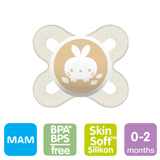 MAM Start napp, symmetrisk, silikon stl. 0